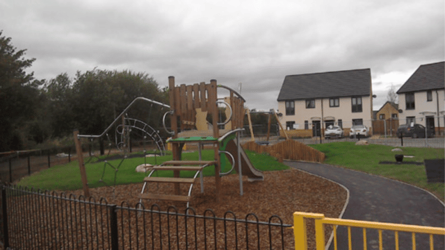 Playground being built on housing estate