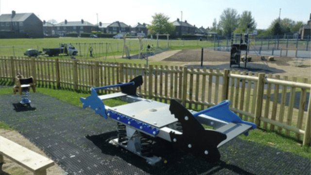 Play area built on to housing estate