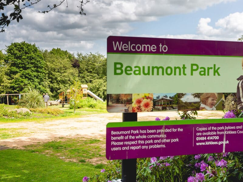 Beaumont park sign